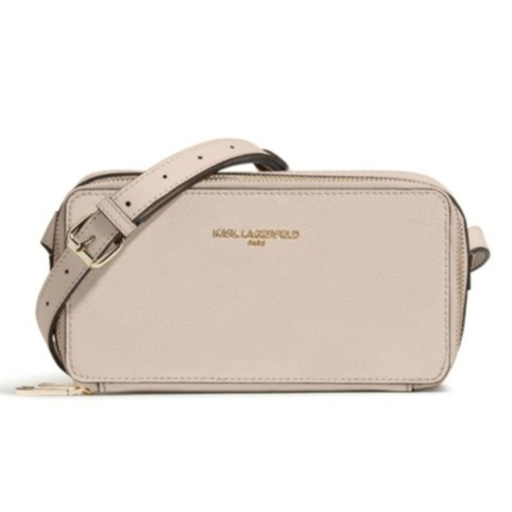 Karl Lagerfeld Crossbody Pebble Leather Tote